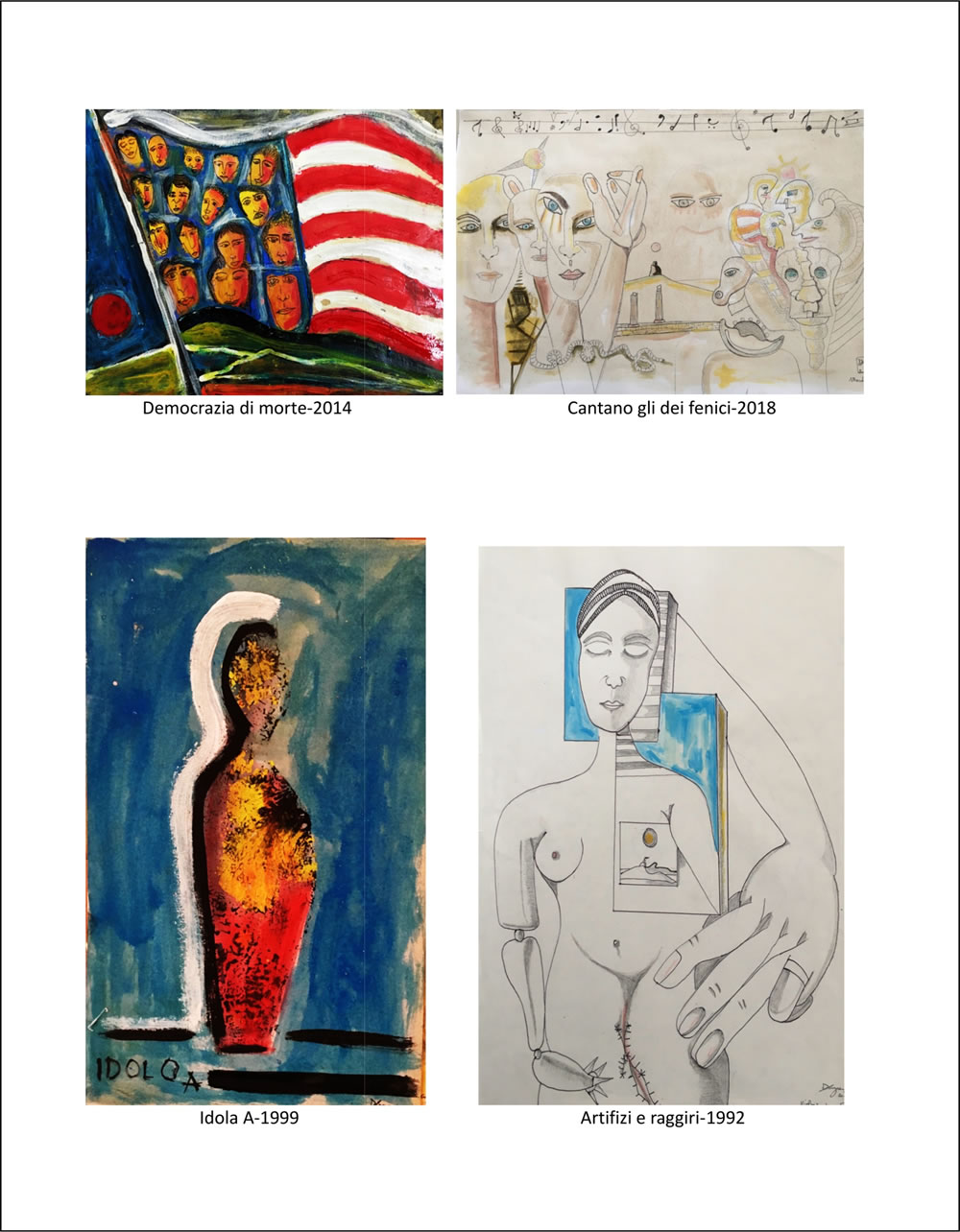 Donenico Cugusi Artista Italiano Contemporaneo